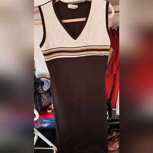 WOMEN'S 70'S JERSEY STYLE KNIT MAXI DRESS - MULTI